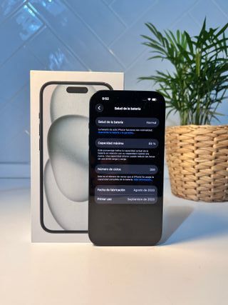 iPhone 15 89% Batteria ORIGINALE 128gb Nero