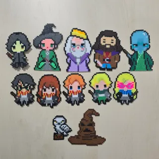 Imanes Harry Potter Hamabeads