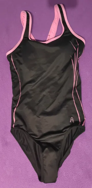 Bañador boomerang mujer negro y rosa sin estrenar