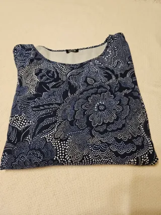 Blusa Oltre manica 3/4 fantasia floreale