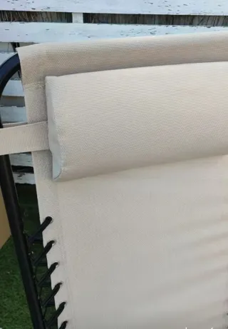 Tumbonas plegables T-Lovendo - Pack 2 + mesa