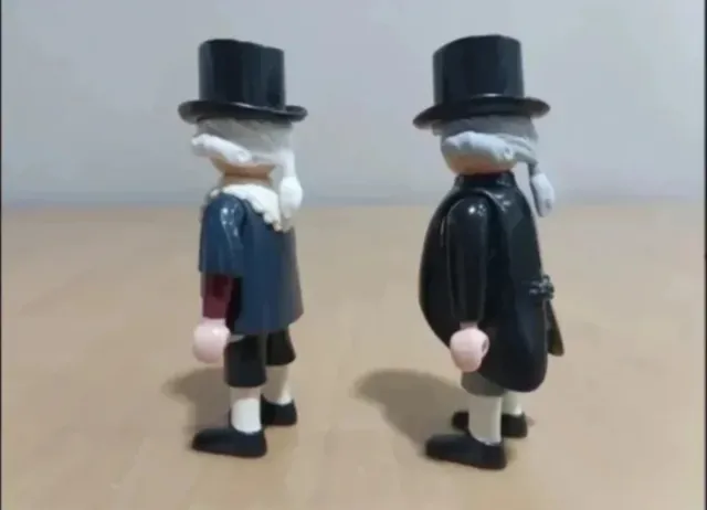 2 Figure Playmobil Stile Vittoriano