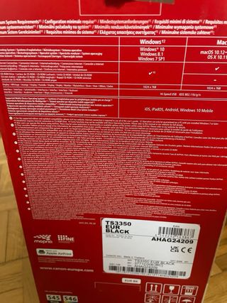 Impresora Multifunción Canon Pixma TS3350 Negra