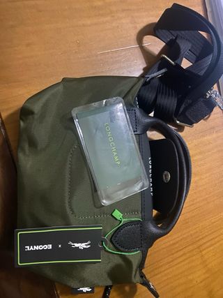 Longchamp Le Pliage Energy Bolso XS Verde