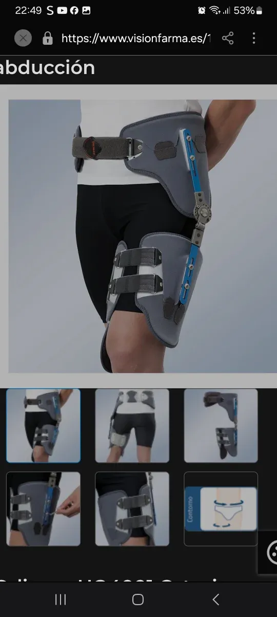 Ortesis de cadera casi nueva