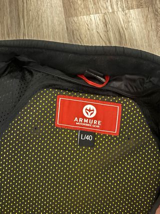 Chaqueta Moto Armure Talla S Incluye espaldera