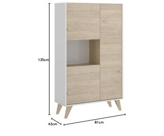 Mueble Aparador Alto 3 Puertas