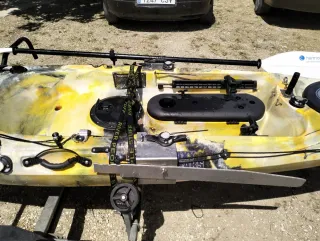 Kayak galaxi Alborán motor vela y remolque.