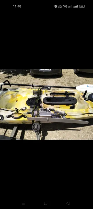 Kayak galaxi Alborán motor vela y remolque.