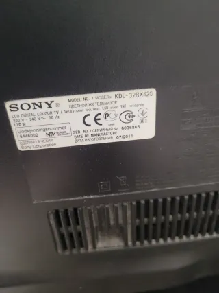 TV Sony Bravia 32 Negra