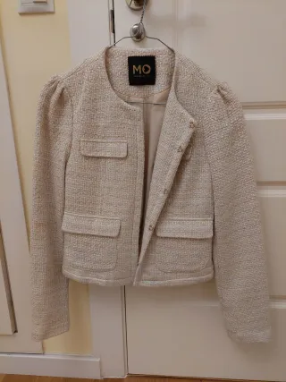 Chaqueta corta Morgan beige