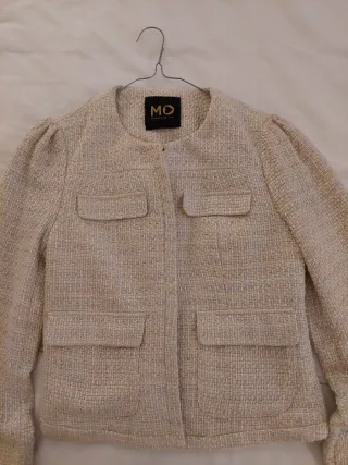 Chaqueta corta Morgan beige