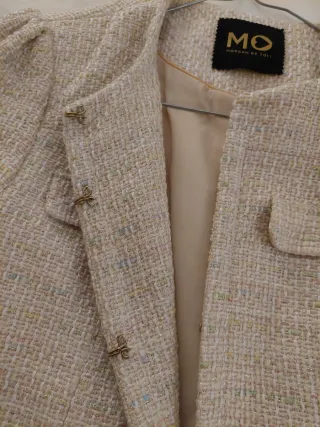 Chaqueta corta Morgan beige