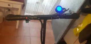 Patinete Skate Flash blanco/negro