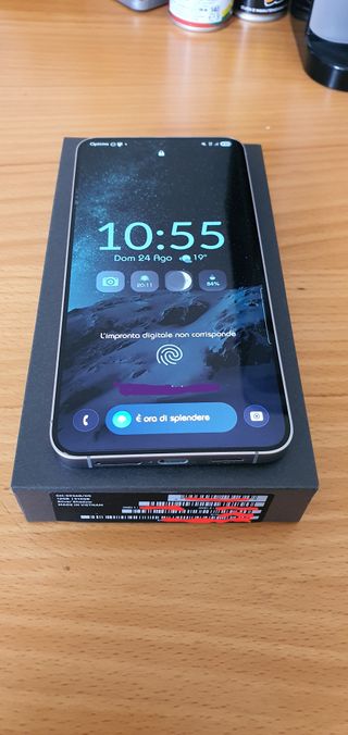 Samsung S25+ plus argento