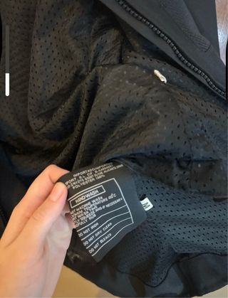 Chaqueta Moto Negra y Rosa Talla M