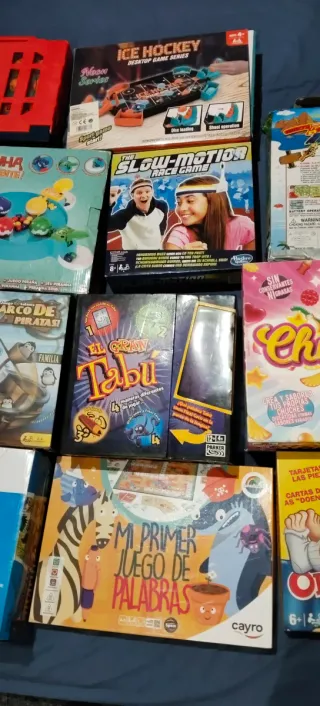 Lote de juegos de mesa