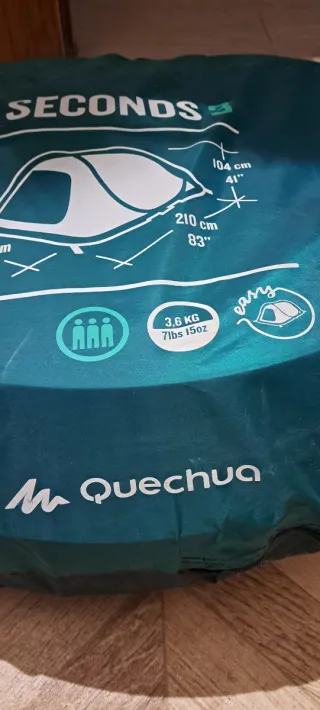 Tienda campaña 3 personas Quechua 2 Seconds