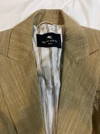 Giacca sartoriale Etro beige taglia 36