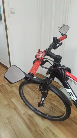 Bicicleta 26 con espejos y timbre