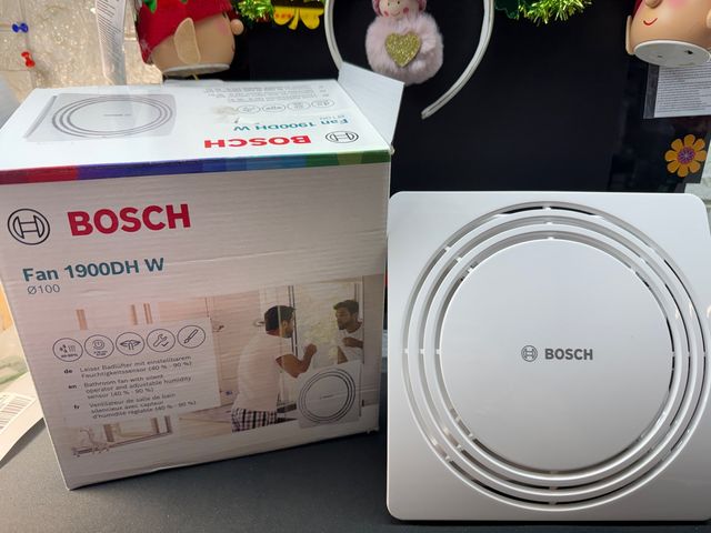 Ventilador Baño Bosch Fan 1900DH W Ø100