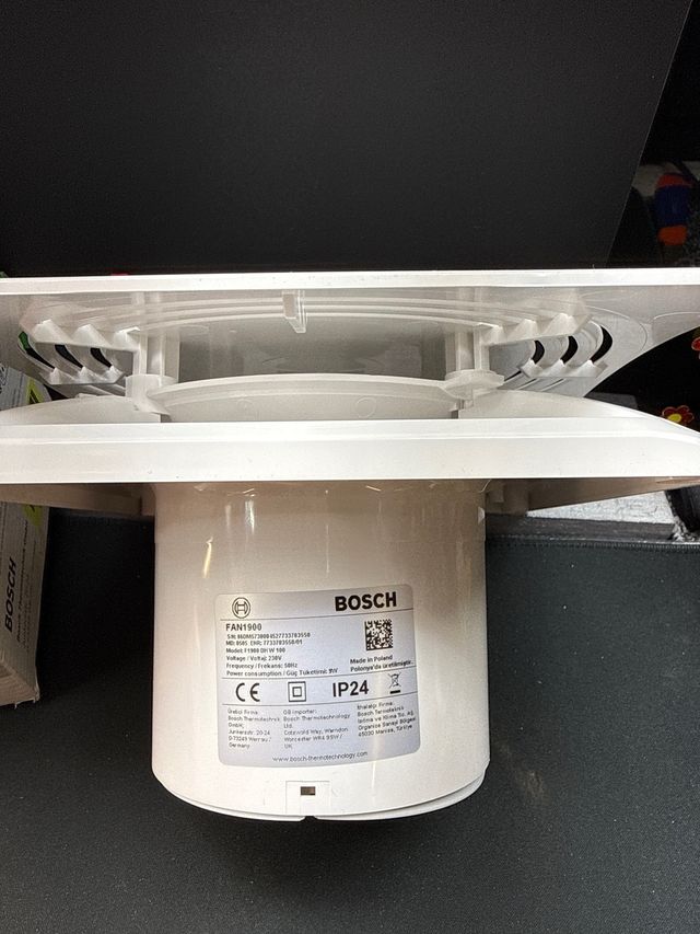 Ventilador Baño Bosch Fan 1900DH W Ø100