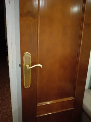 Puerta de madera interior