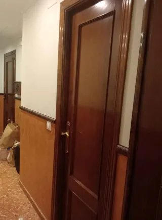 Puerta de madera interior