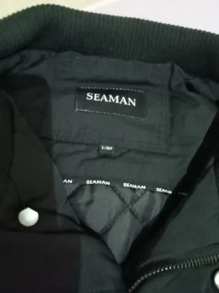 Chaqueta de hombre negra y cazadora de hombre cuer