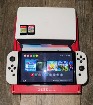 Nintendo Switch OLED Blanca - Poco Uso