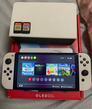 Nintendo Switch OLED Blanca - Poco Uso