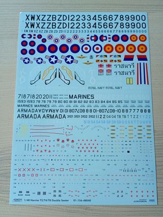 T-HARRIER BIPLAZA ESPAÑA MAQUETA KINETIC 1/48
