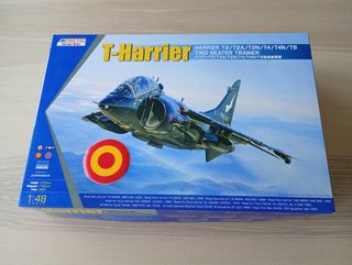 T-HARRIER BIPLAZA ESPAÑA MAQUETA KINETIC 1/48