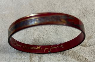 Pulsera Franco Martinelli Roja y Dorada