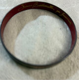 Pulsera Franco Martinelli Roja y Dorada