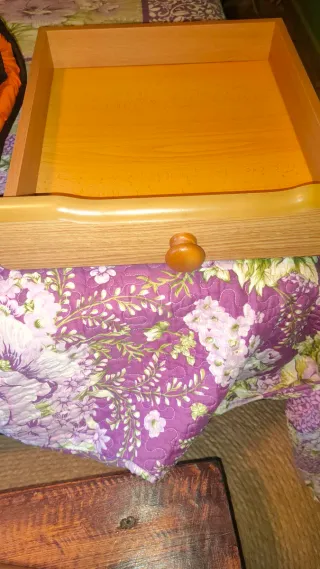 Mesa de cocina plegable de madera