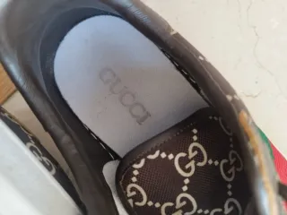 Zapatillas Gucci Marrones Talla 39 piel perfectas