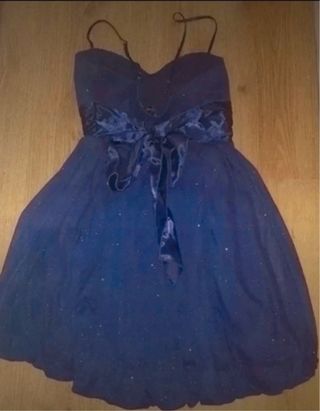 Vestido fiesta azul talla 40