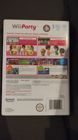 Wii  Go Vacation en la caja y wii party LEER ANTES