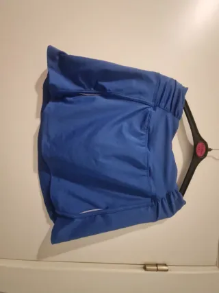 Skort deportivo azul eléctrico
