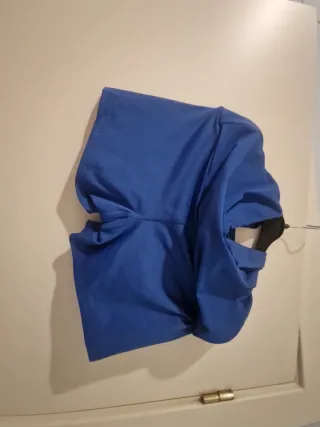 Skort deportivo azul eléctrico