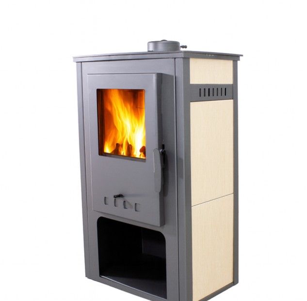 Estufa de leña nueva SAMIRA 10.56 kW ESL664002GRA