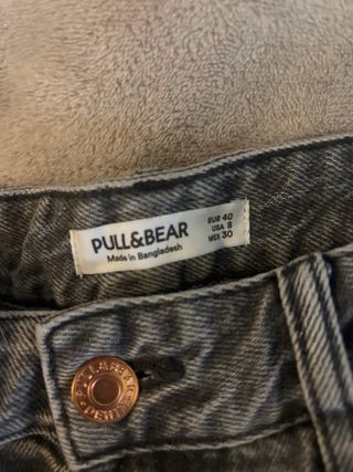 Jeans grises Pull&Bear mujer