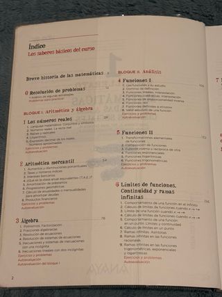 Matemáticas aplicadas a las Ciencias Sociales I.