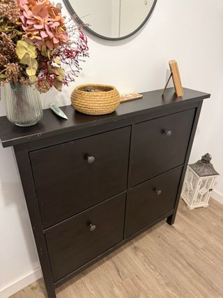 Recibidor IKEA Negro/Marrón