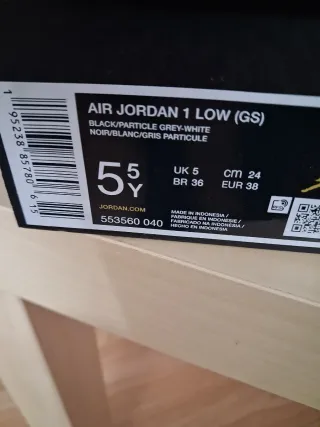 Air Jordan 1 Low Preto/Branco