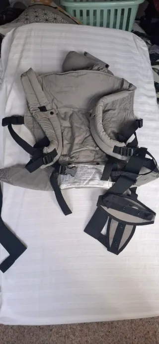 Mochila Booba X Portabebés Ergonómica Gris