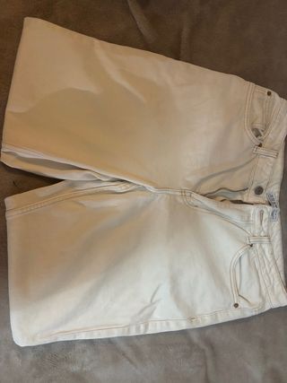 Jeans mujer beige