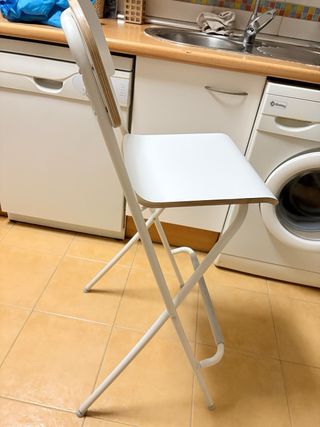 Taburete Blanco Ikea Plegable