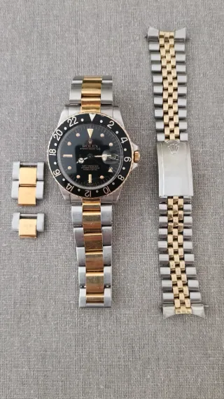 Reloj Rolex GMT-Master Oro y Acero.